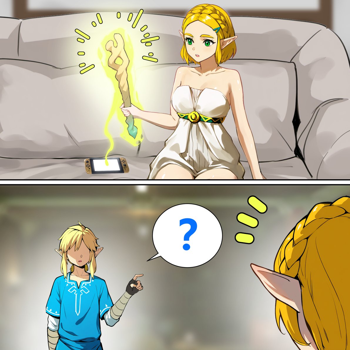 pz_1010's tweet photo. 新的 idea #Zelda https://t.co/jISQSkvxjb
