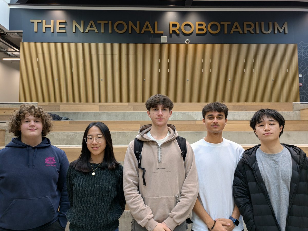 FettesRobotics's tweet photo. The Senior robotics team had a productive and enlightening morning at the scrimmage for the First Tech Challenge at the National Robotarium. https://t.co/NEIq8VeGkq