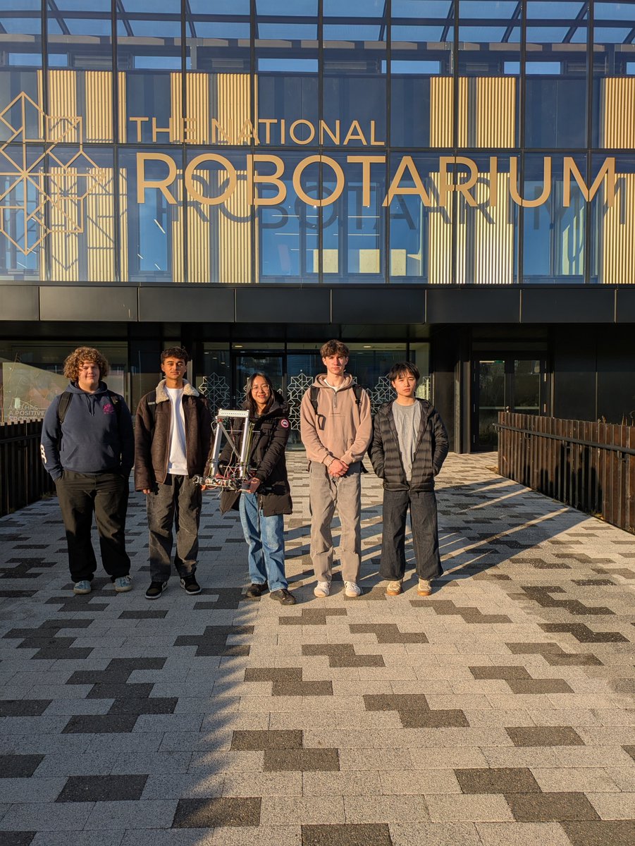 FettesRobotics's tweet photo. The Senior robotics team had a productive and enlightening morning at the scrimmage for the First Tech Challenge at the National Robotarium. https://t.co/NEIq8VeGkq