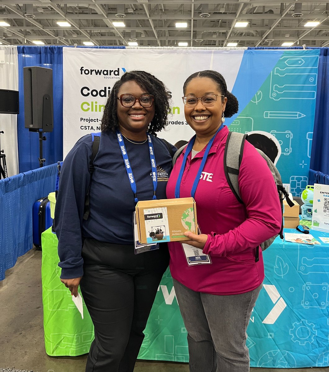 Forward__EDU's tweet photo. Our first #VSTE winners!! Margaret Harris-Shoates picked the "Smart Farming" kit 🌱
Did you enter to win a kit yesterday? ✉️CHECK YOUR EMAIL!✉️ Winners have been notified and can come pickup anytime between sessions today.
#CSedweek #VSTE24 #code #handsonlearning #STEM #edtech https://t.co/kFFoRKRr5c
