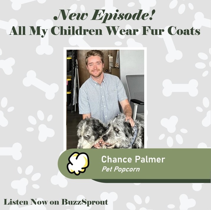 ACT4Pets's tweet photo. Join Peggy Hoyt as she speaks with Chance Palmer, founder and owner of Pet Popcorn. Chance developed a line of nutritious, single-ingredient, freeze-dried treats for pets. 🍿

Link to listen: https://t.co/QisjOtMjY2
#AllMyChildrenWearFurCoats #ACT4Pets #petsarefamilytoo https://t.co/wy8MdsaDCb