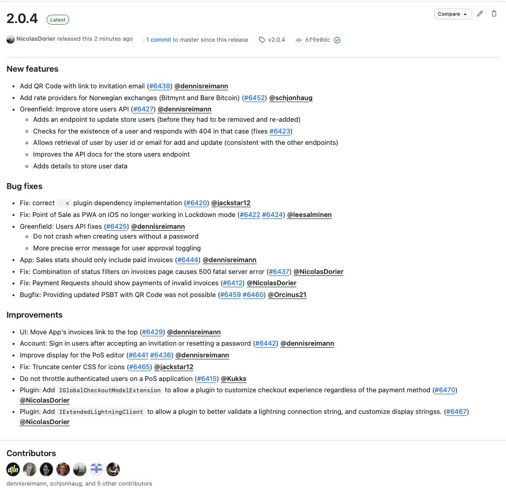 BtcpayServer's tweet image. BTCPay Server new minor release 2.0.4 is out! 🎉