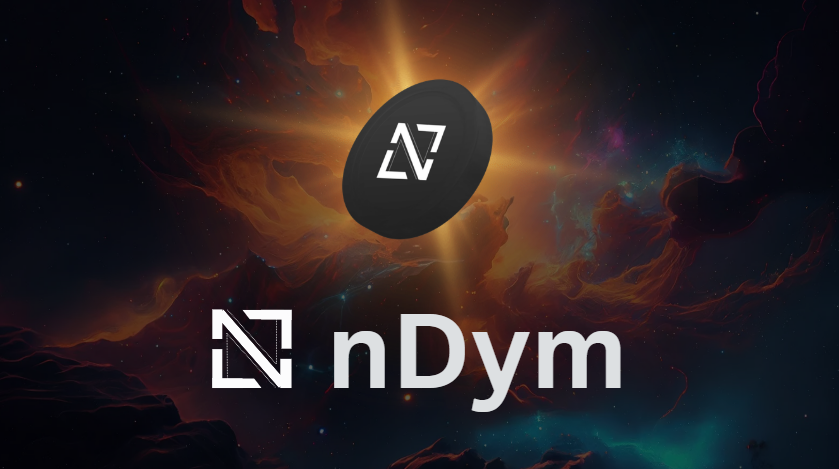 nDYM logo chosen by the community.🤗 

Simple and Nebullish.