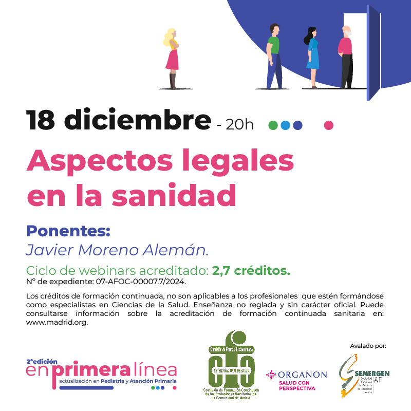 OrganonEspana's tweet photo. 🩺⚖️ ¿Qué cambios legales afectan a tu práctica clínica?

Conoce todo lo que necesitas saber sobre leyes en salud para ejercer con más seguridad.  

Regístrate gratis ahora y asegura tu plaza en el webinar acreditado avalado por @SEMERGENap ⬇️