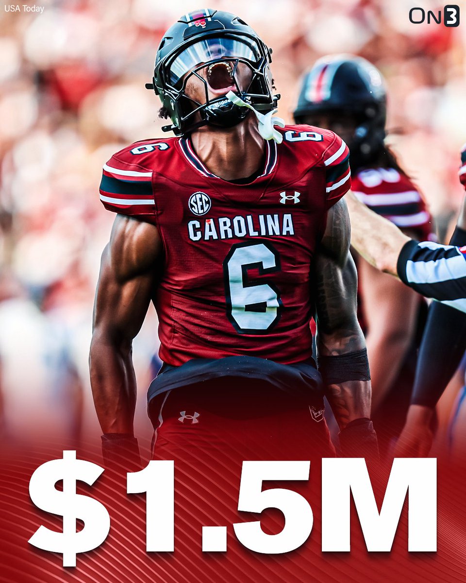On3 (@on3sports) on Twitter photo NEWS: South Carolina EDGE Dylan Stewart has agreed to a new deal to stay with the Gamecocks for the 2025 seasonπ€
The true freshman is expected to receive between $1M to $1.5M, per <a href="/PeteNakos_/">Pete Nakos</a>π°
on3.com/teams/south-caβ¦ NEWS: South Carolina EDGE Dylan Stewart has agreed to a new deal to stay with the Gamecocks for the 2025 seasonπ€
The true freshman is expected to receive between $1M to $1.5M, per <a href="/PeteNakos_/">Pete Nakos</a>π°
on3.com/teams/south-caβ¦