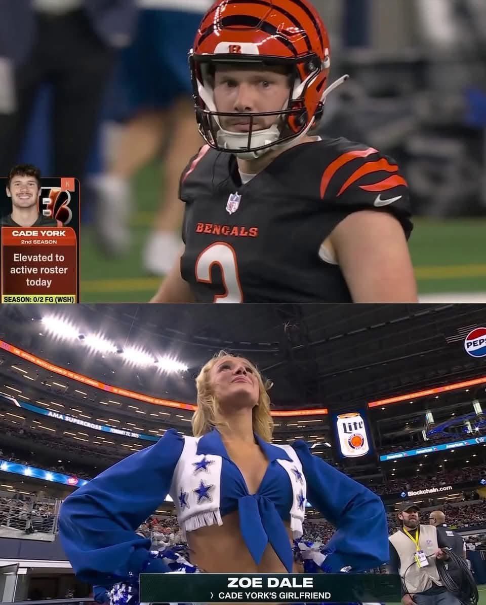 BryceB09's tweet image. When your girlfriend shows up on your first day at the job #Bengals #BengalsCowboys