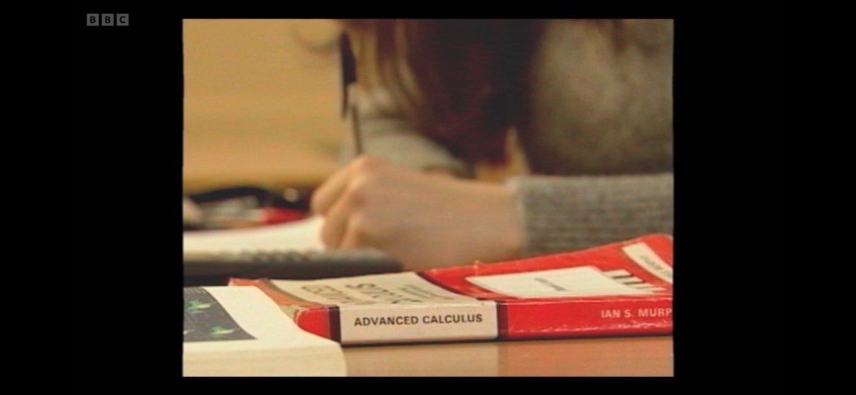 Sharp eyed alumni will have noticed the starring role the book “Advanced Calculus” had in the current series of “Shetland”. Written by Dr Ian Murphy (now retired), we hope the picture brings back pleasant memories of first year mathematics.

Image via BBC