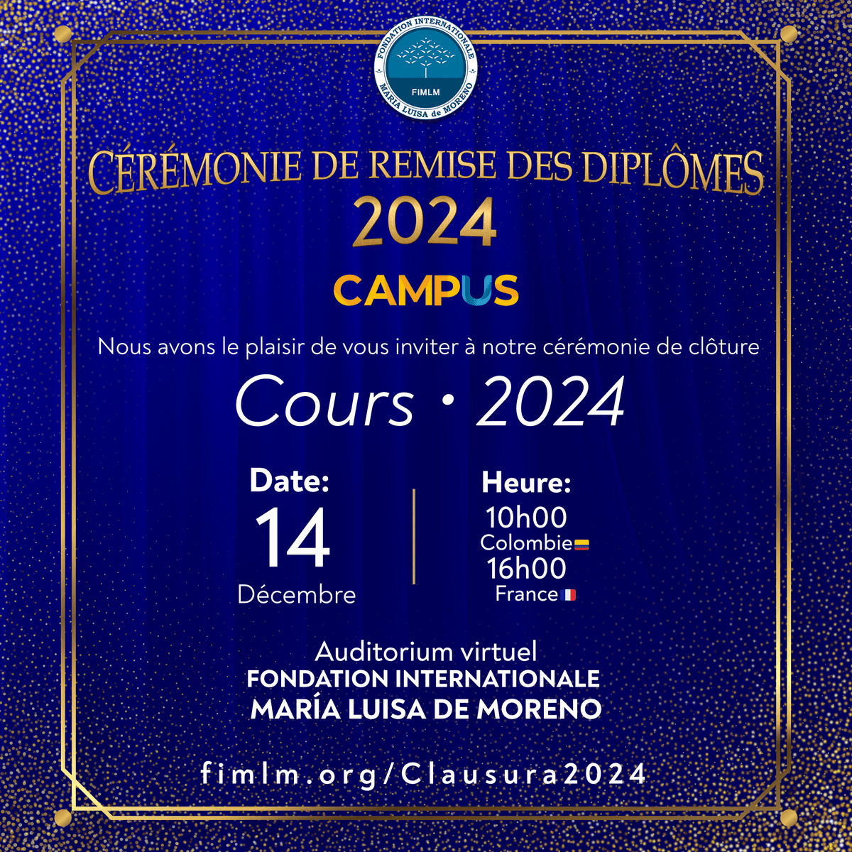 FIMLM's tweet photo. ¡Te invitamos a la clausura del #PromCampus2024! 👩🏼‍🎓👨🏻‍🎓

Nuestros estudiantes ya están listos para la culminación de este gran logro académico y ¡tú los puedes acompañar!

🗓️ Sábado 14 de diciembre
⏰ 10:00 a. m. 🇨🇴 | 4:00 p. m. 🇪🇸
📺 Transmisión en vivo: https://t.co/XSMM32efAh https://t.co/6KKctt96UJ