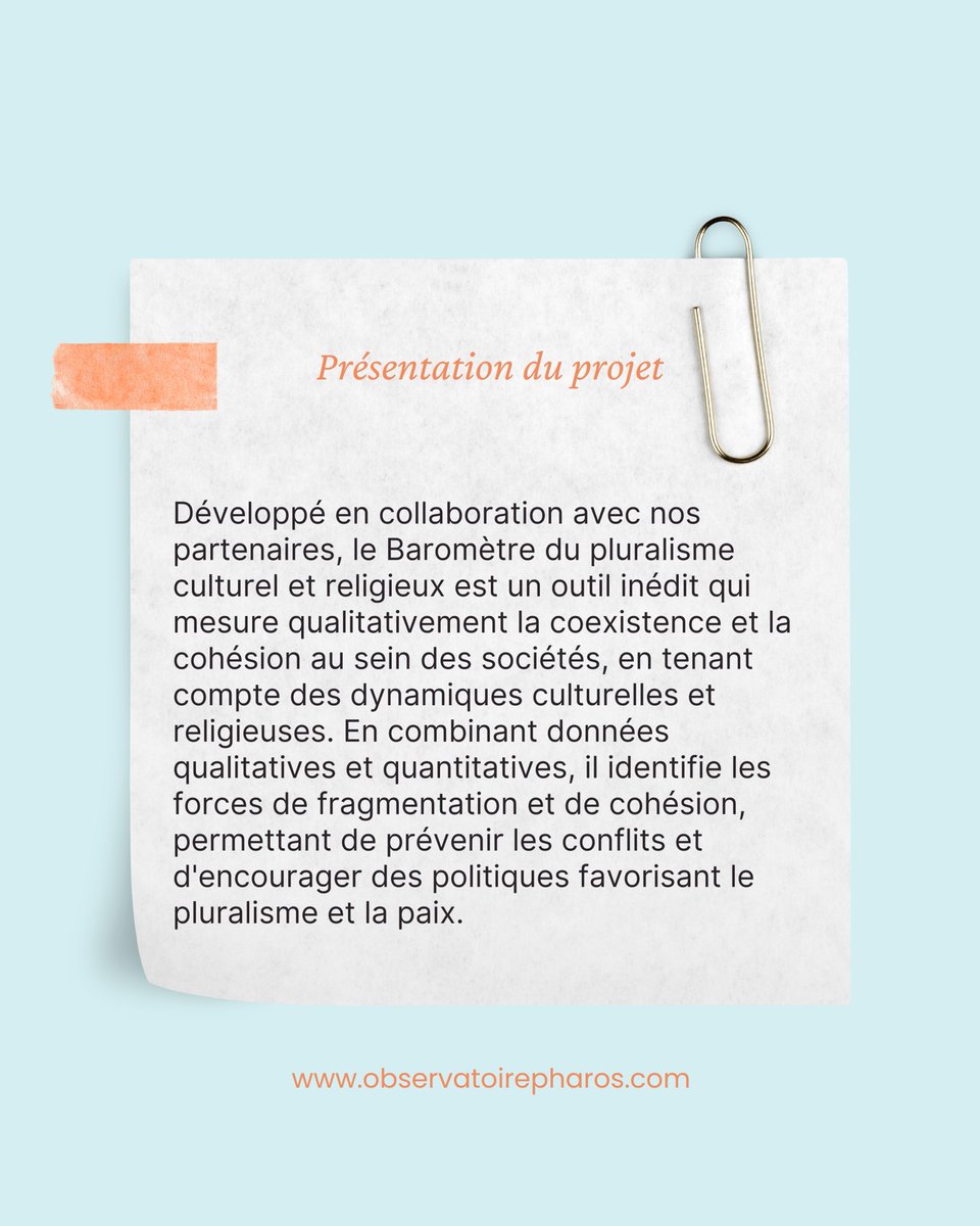 Observatoire du Pluralisme Pharos tweet media
