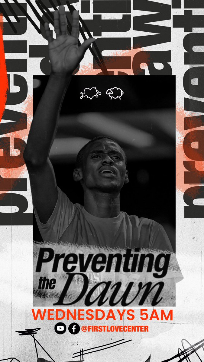 FirstLoveCenter's tweet image. We cannot wait for a blessed time of worship tomorrow.

Join us for 'Preventing The Dawn' at 5am GMT TOMORROW on the First Love Center's Twitter, Facebook and YouTube platforms.

Don't miss it!

#Preventingthedawn