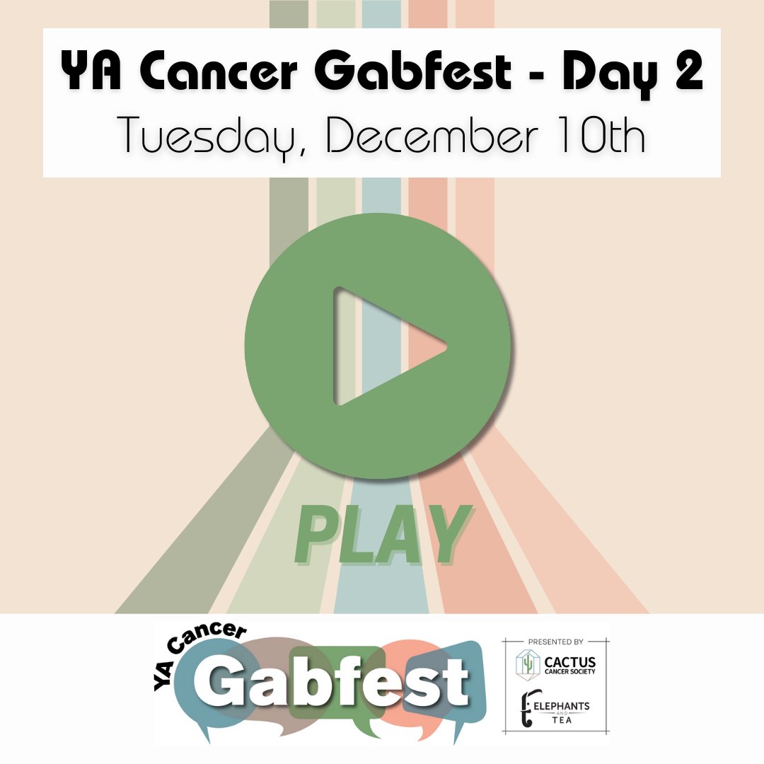 ElephantsTea's tweet photo. It's Day 2 of YA CANCER GABFEST!
Check out our line up for tonight!
You can still register below:
https://t.co/5Rj6Bh1aHv
#YACancerGabfest #Gabfest #YACancerGabfest2024 #Year5 #YACancerSupport #AYACancerSupport #AYAsupport #AYAcancer #YAcancer #community #youarenotalone https://t.co/L3whnJuywE