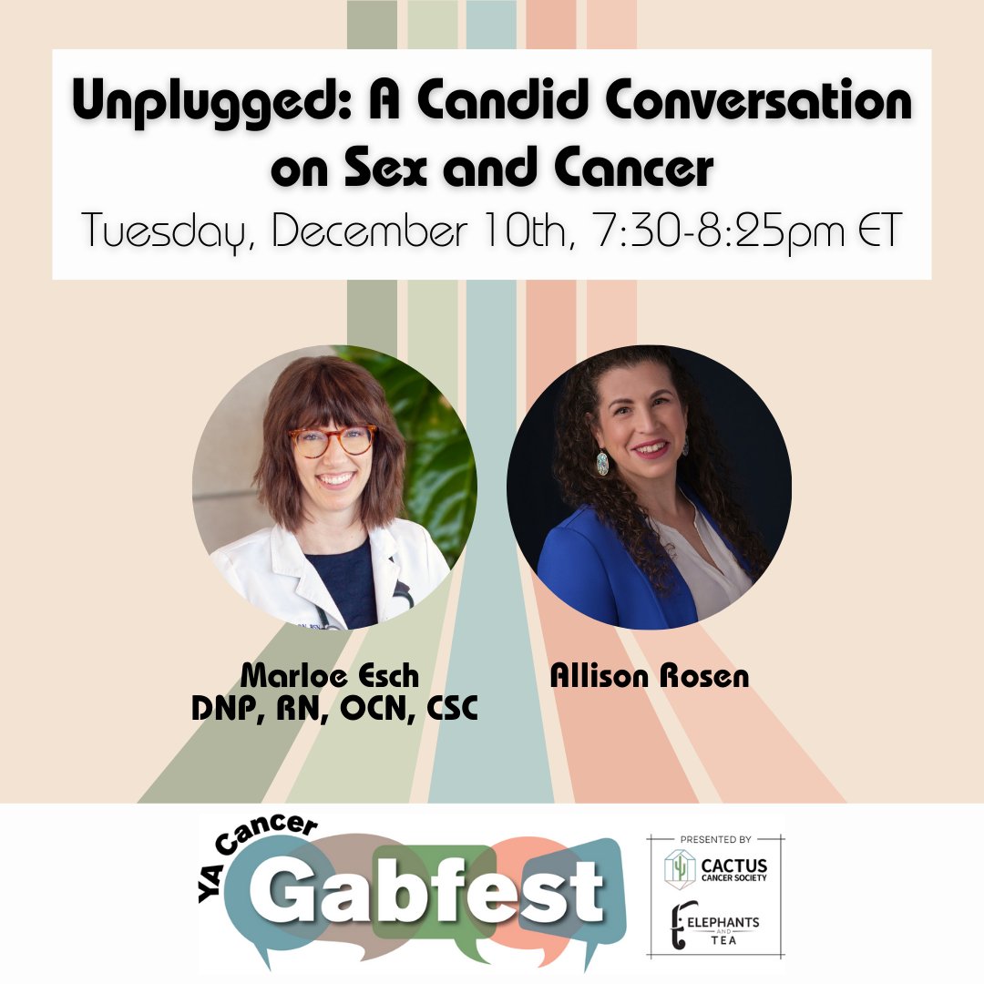 ElephantsTea's tweet photo. It's Day 2 of YA CANCER GABFEST!
Check out our line up for tonight!
You can still register below:
https://t.co/5Rj6Bh1aHv
#YACancerGabfest #Gabfest #YACancerGabfest2024 #Year5 #YACancerSupport #AYACancerSupport #AYAsupport #AYAcancer #YAcancer #community #youarenotalone https://t.co/L3whnJuywE