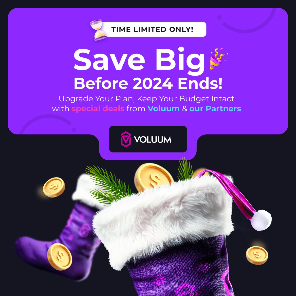 🚨Winter Holidays Promo Continues! You Can Still Save Big with Voluum &amp; partners or get your hands on our FREE TikTok Advertising eBook 👀

📩 Check your inbox or visit voluum.com/pricing/ now to explore⏳

#affiliatemarketing #adtracking #tiktokadvertising
