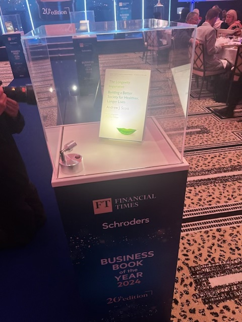Andrew J Scott (@profandrewscott) on Twitter photo Hugely enjoyable night at <a href="/FT/">Financial Times</a> & <a href="/Schroders/">Schroders</a> Business Book of the Year Award. Wonderful to have The Longevity Imperative (amzn.eu/d/6zOtJX8) in the short list but congratulations to Parmy Olson <a href="/parmy/">Parmy Olson</a> who emerged the winner on a suspense filled night with her book Supremacy. Hugely enjoyable night at <a href="/FT/">Financial Times</a> & <a href="/Schroders/">Schroders</a> Business Book of the Year Award. Wonderful to have The Longevity Imperative (amzn.eu/d/6zOtJX8) in the short list but congratulations to Parmy Olson <a href="/parmy/">Parmy Olson</a> who emerged the winner on a suspense filled night with her book Supremacy.