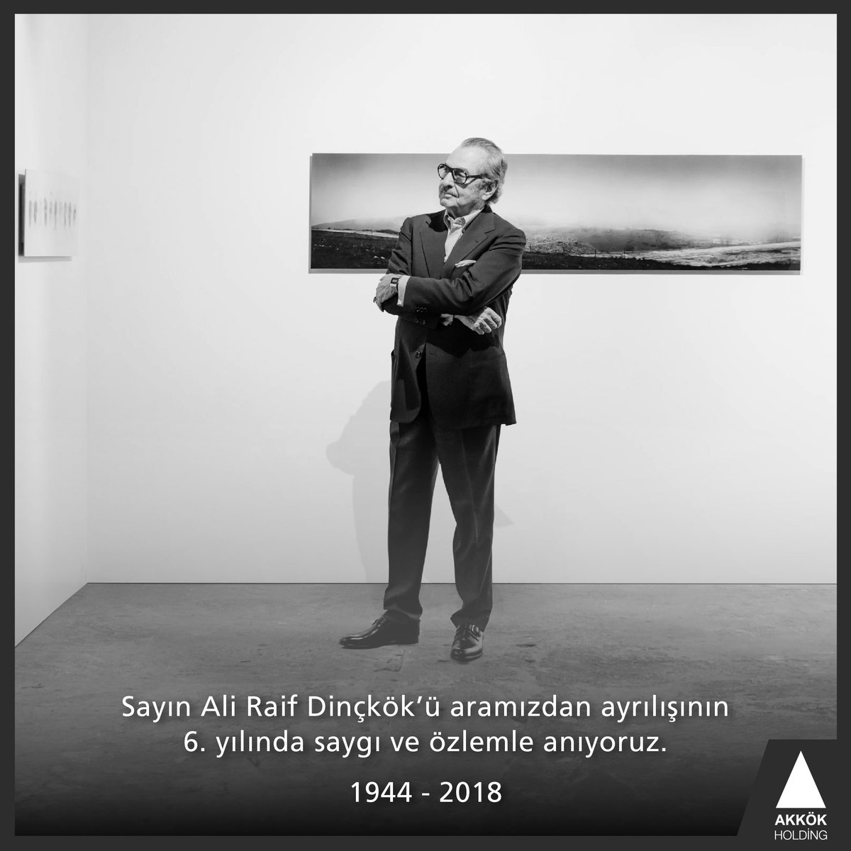 Akkök Holding’in vizyoner lideri Ali Raif Dinçkök’ü aramızdan ayrılışının 6. yılında saygı ve özlemle anıyoruz. İş dünyası, kültür ve eğitime bıraktığı iz, değerli anısıyla yaşamaya devam edecek.