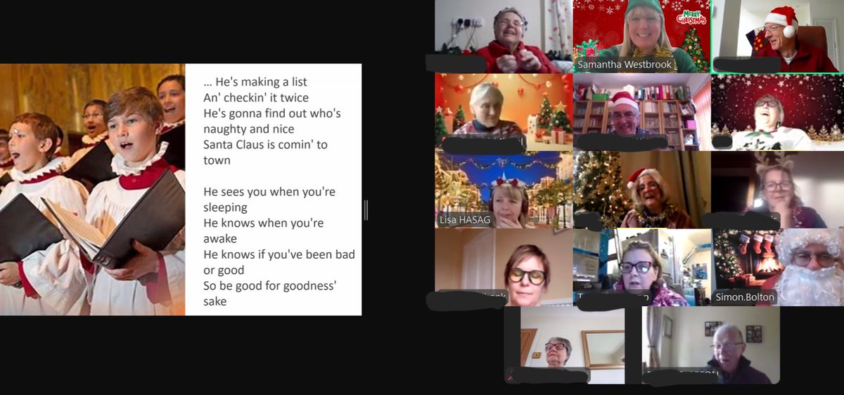 Sam Westbrook (@sam_meso) on Twitter photo Today, the <a href="/Mesouk/">Mesothelioma UK</a> peritoneal mesothelioma support group went festive! Santa made a special apparence, Christmas quiz, Christmas Carol off recorded, reflecting on the past year. So much support for each other. If you'd like to join each month email samantha.westbrook@hhft.nhs.uk Today, the <a href="/Mesouk/">Mesothelioma UK</a> peritoneal mesothelioma support group went festive! Santa made a special apparence, Christmas quiz, Christmas Carol off recorded, reflecting on the past year. So much support for each other. If you'd like to join each month email samantha.westbrook@hhft.nhs.uk