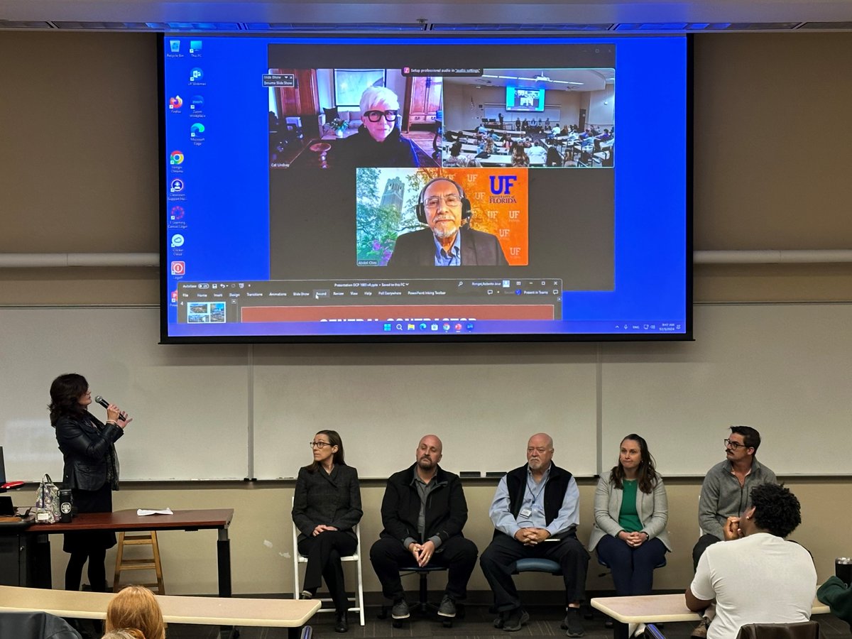 The DCP1003 class was treated to a panel discussion last week from the team that is working on the Bruno E. and Maritza F. Ramos Collaboratory. They talked about the origins of the project, the delivery method and the selection process for how they were chosen to lead it. #OneDCP