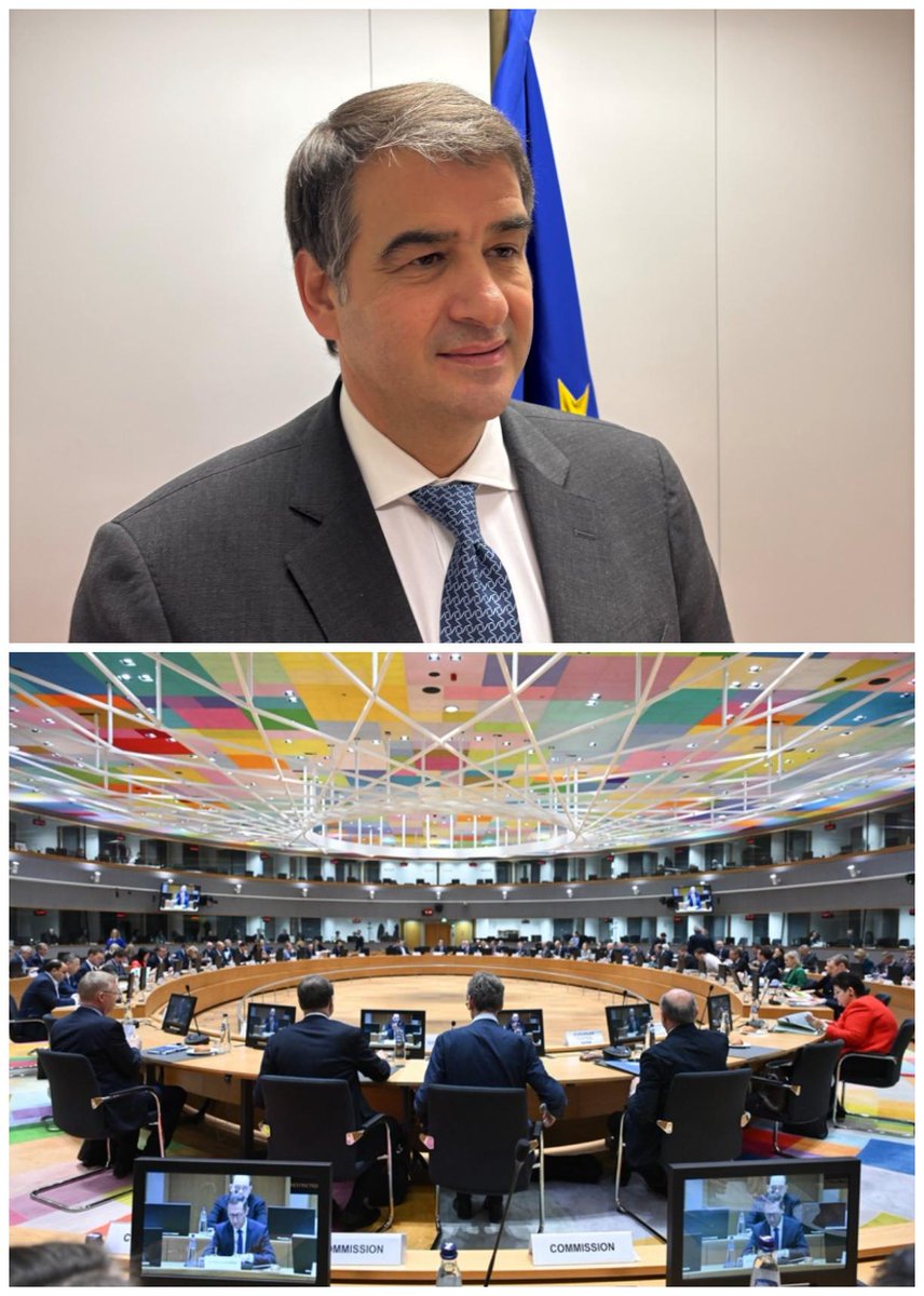 Ho partecipato alla mia prima riunione del Consiglio Affari Economici e Finanziari dove sono intervenuto sullo stato di attuazione del Dispositivo per la Ripresa e la Resilienza.