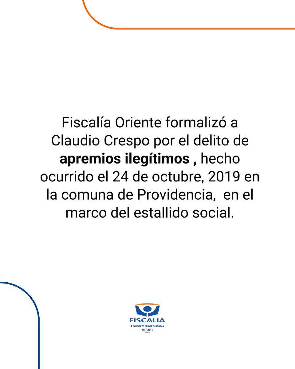 🔴La Fiscalía Oriente solicitó las cautelares de prohibición de salir del país, prohibición de acercarse a la víctima y  prohibición de portar armamento las que fueron otorgadas por el 8vo juzgado de garantía