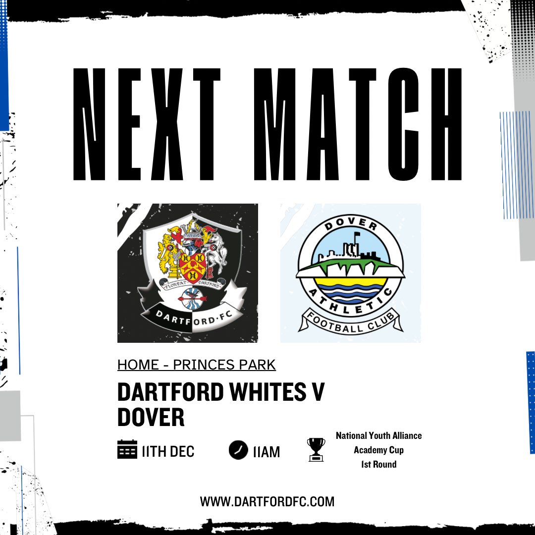 We have one Academy game tomorrow 💪🏻

⚪️ The Whites host Dover in the first round of the Academy Cup 

#FutureDarts