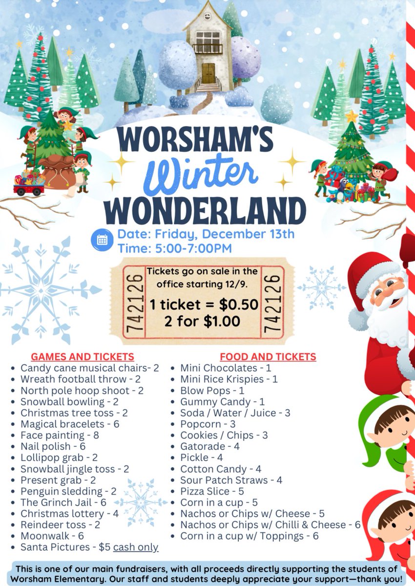 Hayla Fobbs (@msfobbs07) on Twitter photo Worsham Student Council prepping for our Annual Winter Wonderland this Friday! ❄️⛄️🎄
Make sure to stop by our booth for a yummy s’more. ☺️ <a href="/WorshamES_AISD/">Worsham ACE Elementary School</a> #Worshamshines Worsham Student Council prepping for our Annual Winter Wonderland this Friday! ❄️⛄️🎄
Make sure to stop by our booth for a yummy s’more. ☺️ <a href="/WorshamES_AISD/">Worsham ACE Elementary School</a> #Worshamshines