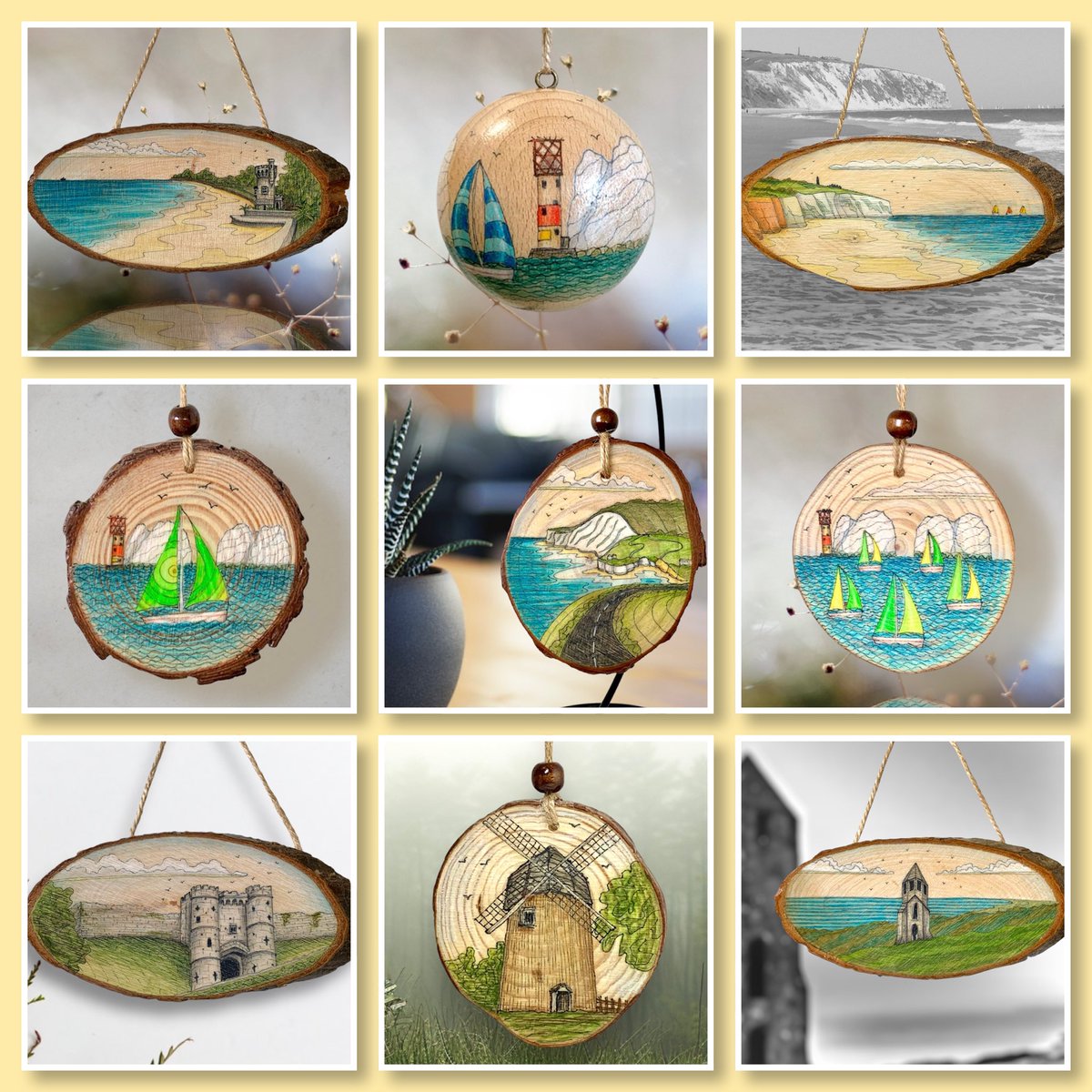 deejavu's tweet photo. A few of my original hand-drawn Isle of Wight artworks ✍️ https://t.co/Pc08P0M7Zf