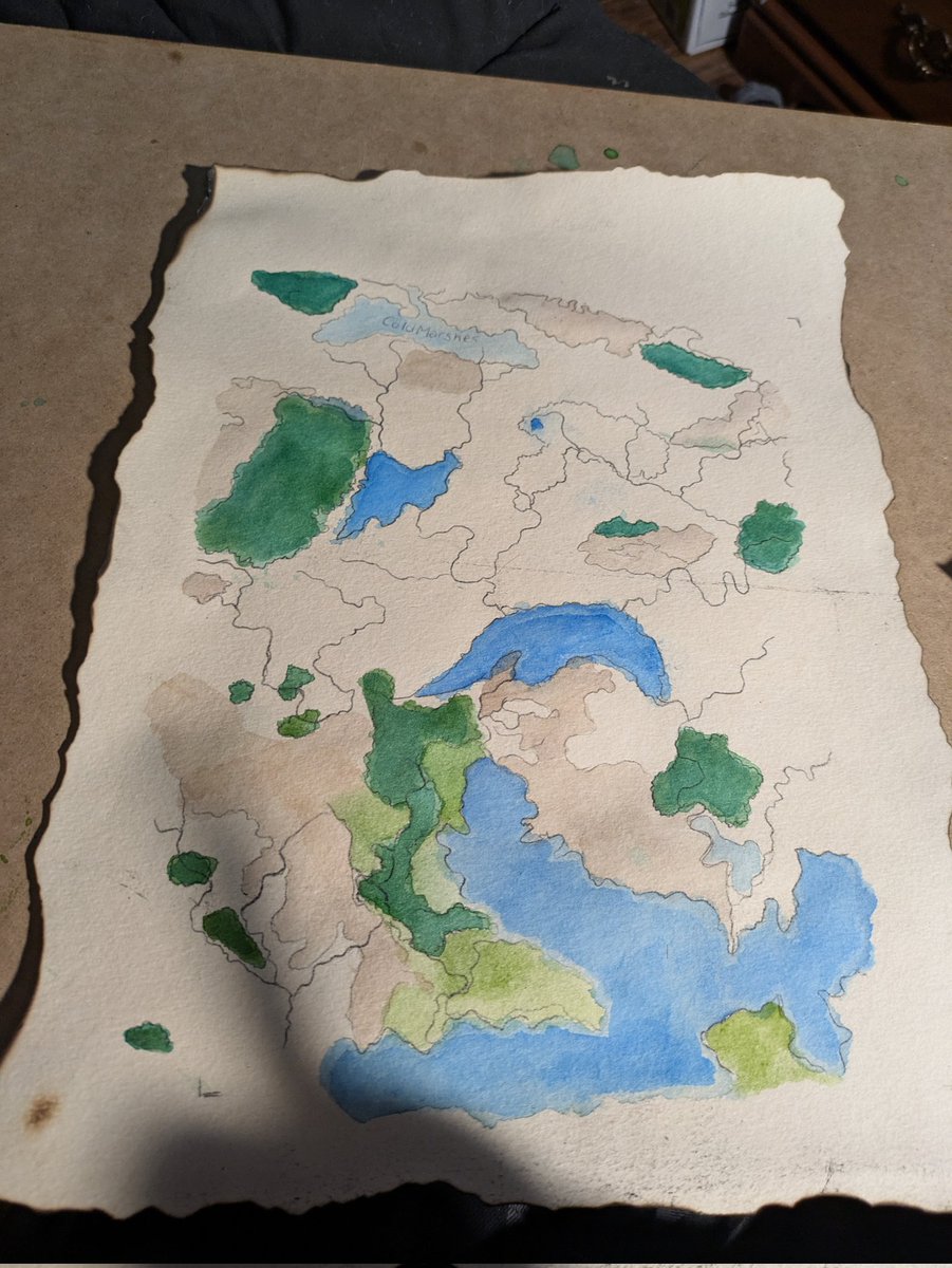 KayosPhotograp1's tweet photo. Currently trusting the process making the map for this week's DND session. @MarkAllenJr , think Isqan would be proud of me? 🤣 https://t.co/tPnXoxtxCS