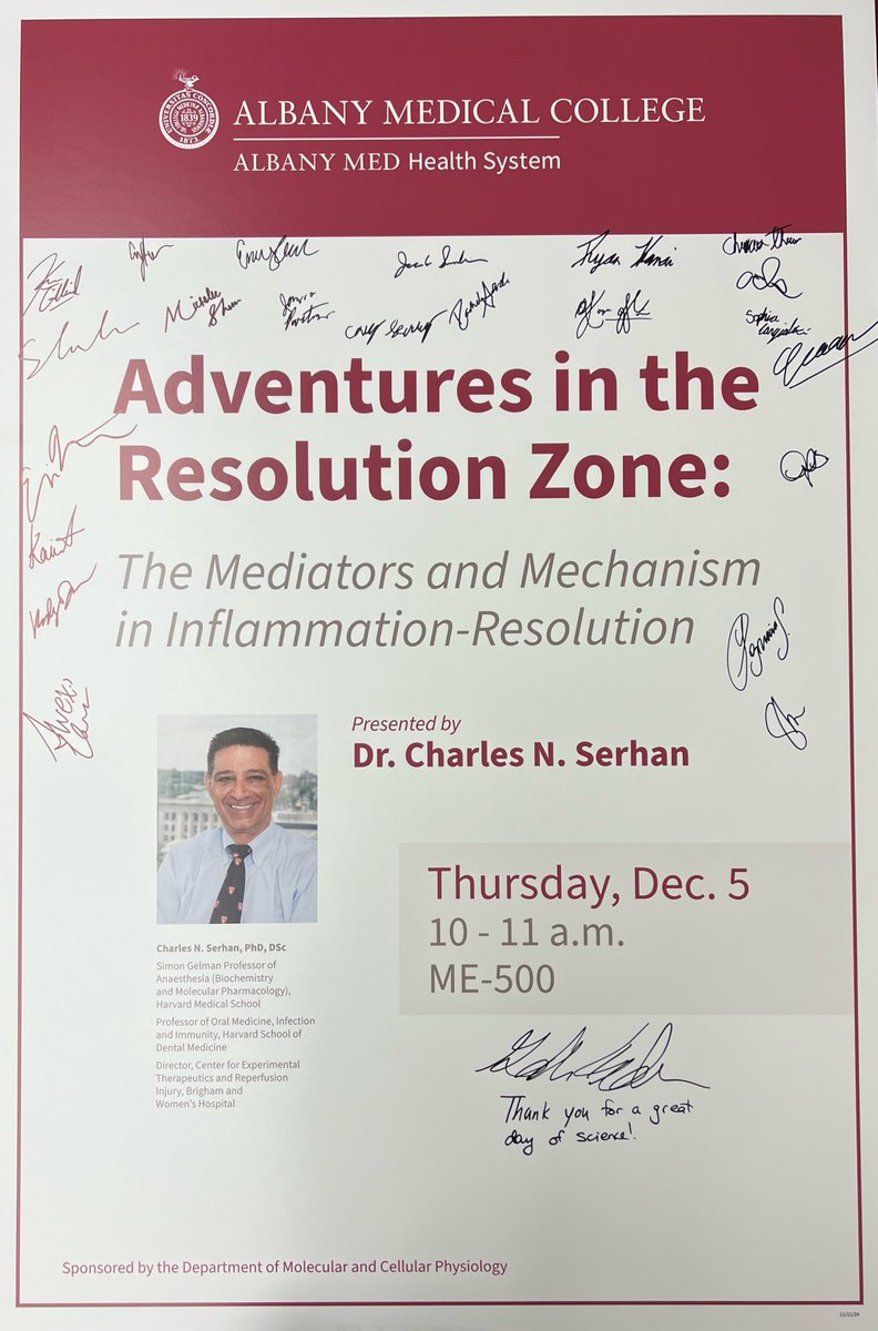 Gabby Fredman (@gabbyfredman) on Twitter photo Thank you <a href="/CNSerhanLab/">The CETRI</a> for visiting <a href="/AlbanyMed/">Albany Med Health System</a> <a href="/AlbanyMedMCP/">Albany Med MCP 🧫🔬🧬</a> and for giving an outstanding talk on the adventures in the resolution zone! A great day a science was had by all. Thank you <a href="/CNSerhanLab/">The CETRI</a> for visiting <a href="/AlbanyMed/">Albany Med Health System</a> <a href="/AlbanyMedMCP/">Albany Med MCP 🧫🔬🧬</a> and for giving an outstanding talk on the adventures in the resolution zone! A great day a science was had by all.
