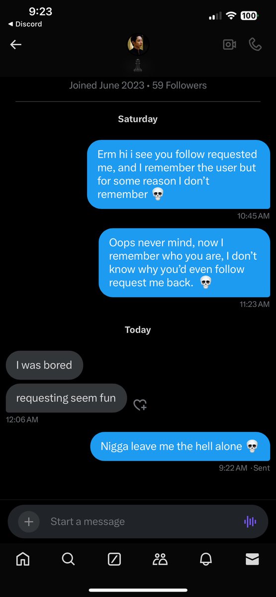 7bodies's tweet photo. Tell me why I get a notification on my priv from this nigga 😁 can I stay off this account in peace please https://t.co/bsGmAA39wE