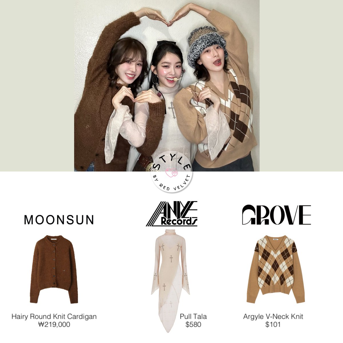 IRENE, SEULGI, WENDY 🩷💛🩵 241130 <a href="/RVsmtown/">Red Velvet</a> update

MOONSUN, ANIYE RECORDS, GROVE

#REDVELVET #레드벨벳  #아이린 #styleby_irene #슬기  #styleby_wendy #웬디