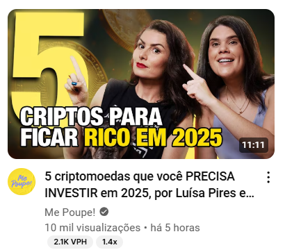 _patopatopato's tweet photo. sabe quando você está no topo de um ciclo economico?

Quando pessoas que não estudam mercado financeiro falam para você comprar bolsa "a ação X vai te deixar rico"

Agora a gente vê pessoas que não estudam cripto largando uma dessas: https://t.co/dpY7SW6Rqz