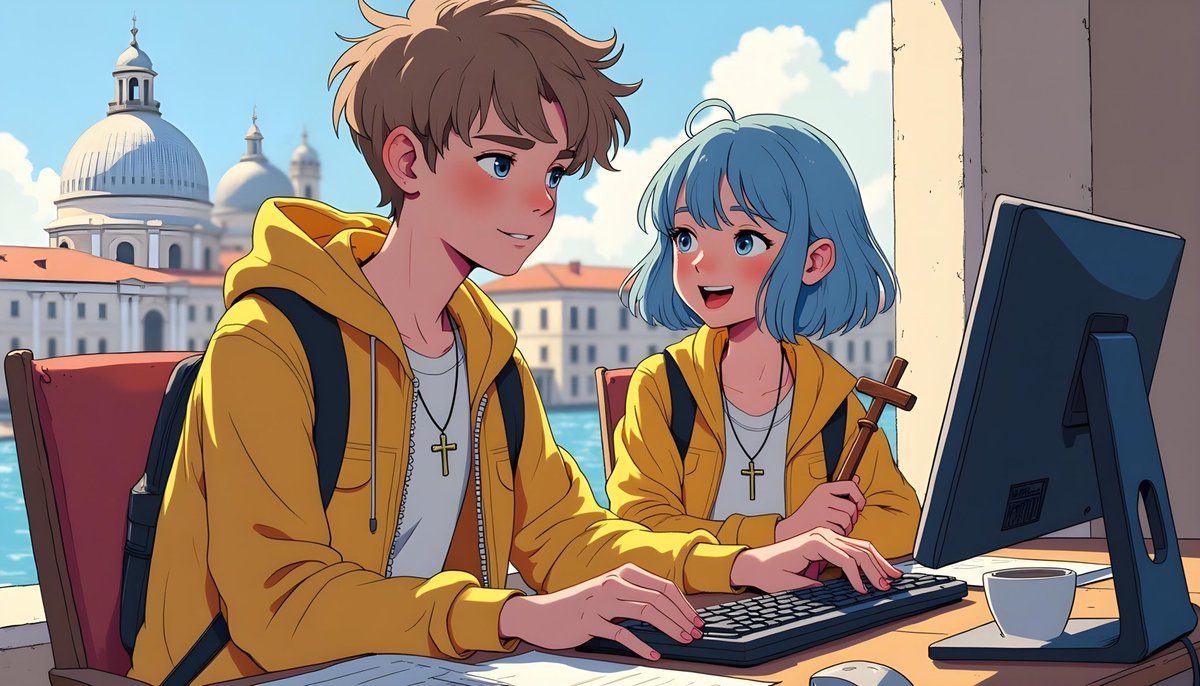 BelieveInJob's tweet photo. In Venice with $LUCE, debating charts instead of dinner.
Who knew $JOB would make us skip the pasta and chase the pasta...
I mean, the profit! ˚₊‧꒰ა ♱ ໒꒱ ‧₊˚
Official launch on Dec 16th
̤̮
#BelieveInJOB https://t.co/0jQtA8dl2O