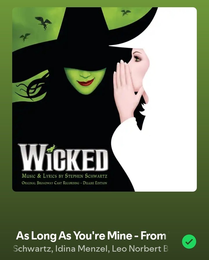BREAKING NEWS: "As Long As You're Mine" by Idina Menzel and Norbert Leo Butz just received a 30 minute standing ovation from me in my bedroom after singing along to it for the 3000th time.