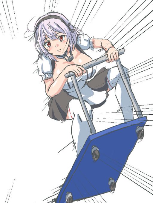 番外編意外と人気がある?台車に乗ったら降りれなくなったので、仕方なしに身体性能を生かしてそのまま乗りこなすシリアス 