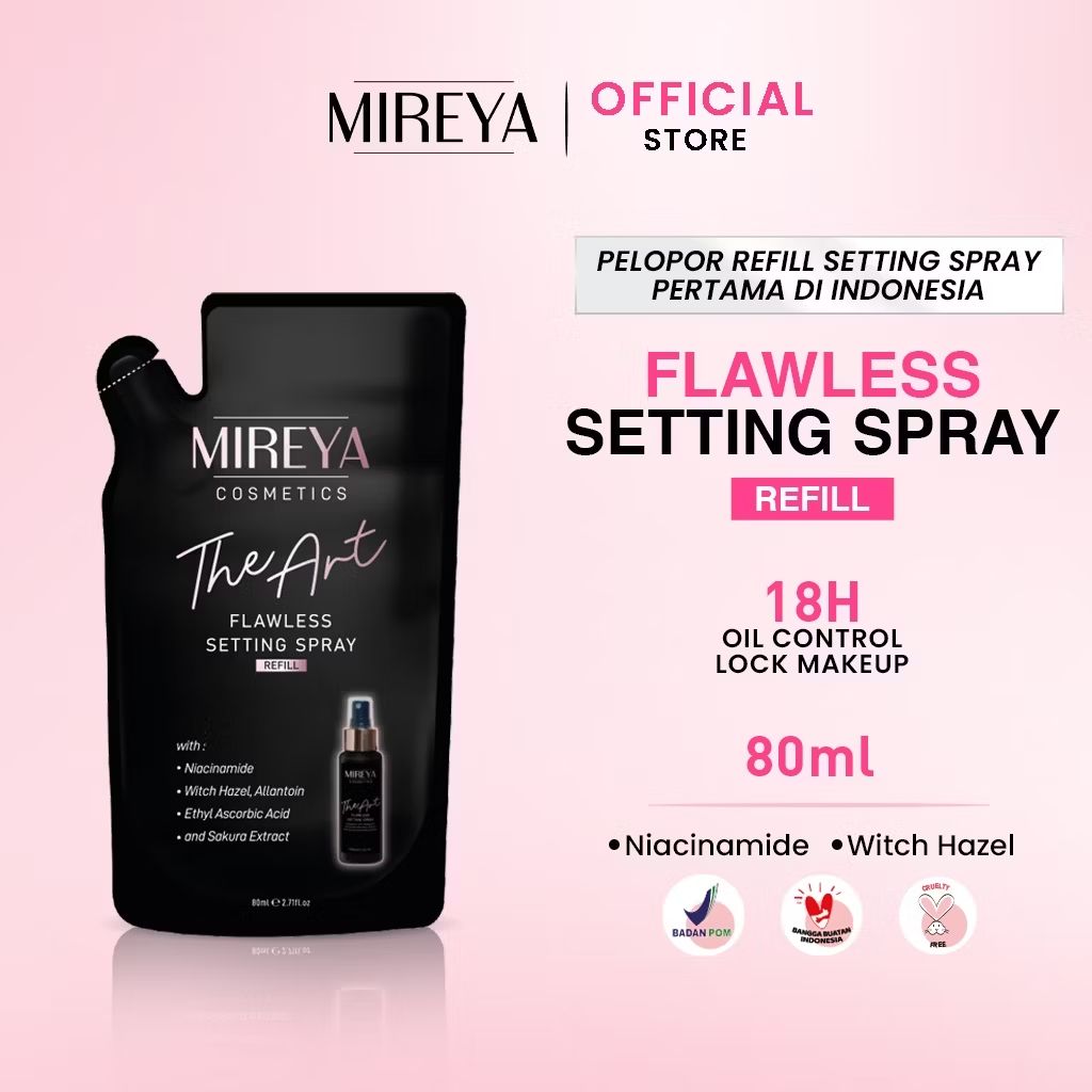 Anisads__'s tweet photo. Cek Refill Mireya The Art Flawless Setting Spray 80ml - Mireya Setting Spray &amp; Finishing Spray Cosmetics Make Up Face Mist dengan harga Rp18.900. Dapatkan di Shopee sekarang! https://t.co/AGMNHtkdMx https://t.co/qAeHEBAfTh
