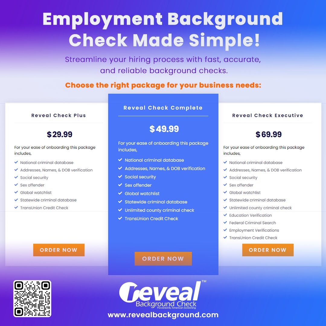 📷 Make Onboarding Easier with Reveal Background!
Say goodbye to complicated hiring processes! With Reveal Background, you get:

📷 Fast, reliable background checks
📷 Easy-to-use solutions

📷 revealbackground.com
#BackgroundChecks #HiringMadeSimple #RevealBackground
