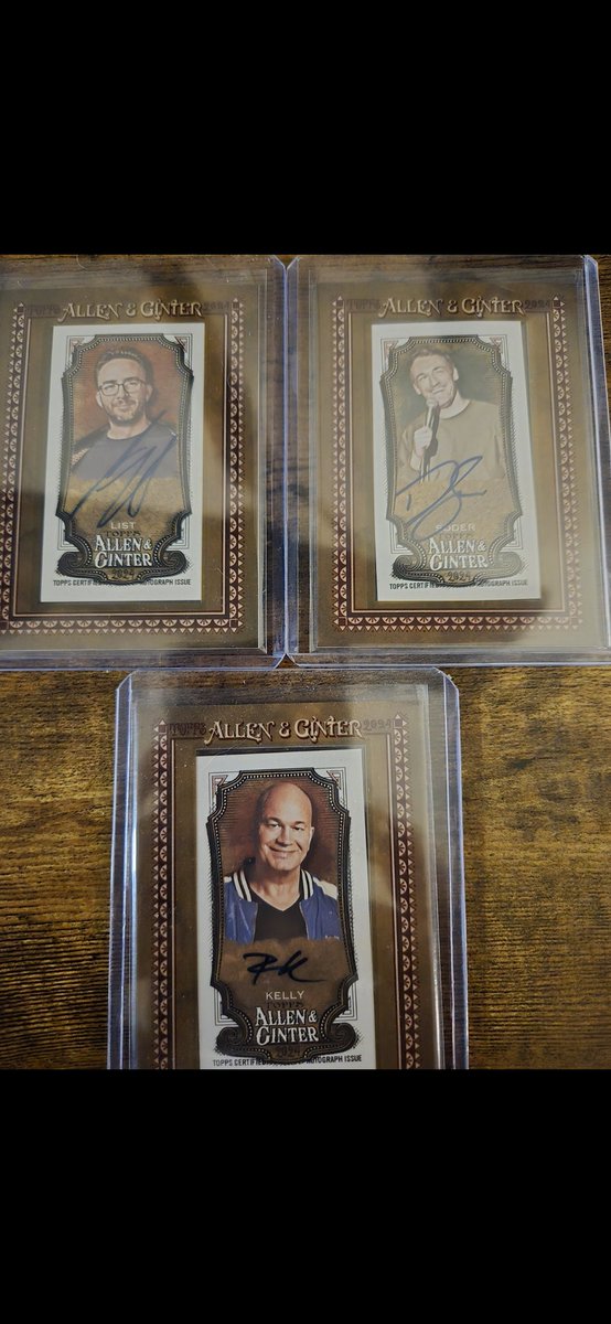 idkfa777's tweet image. I am trying to put the whole autograph card collection together of the #regz. But for some reason, I can't find @luisjgomez card anywhere. Luis, can you help me out here?
@JoeListComedy @DanSoder @robertkelly @luisjgomez