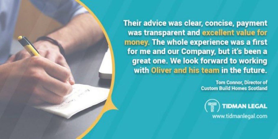 It’s not just about business - it’s about building lasting relationships.  

Thank you, Tom, for your kind words.

#Edinburgh #EdinburghSolicitors #Testimonial