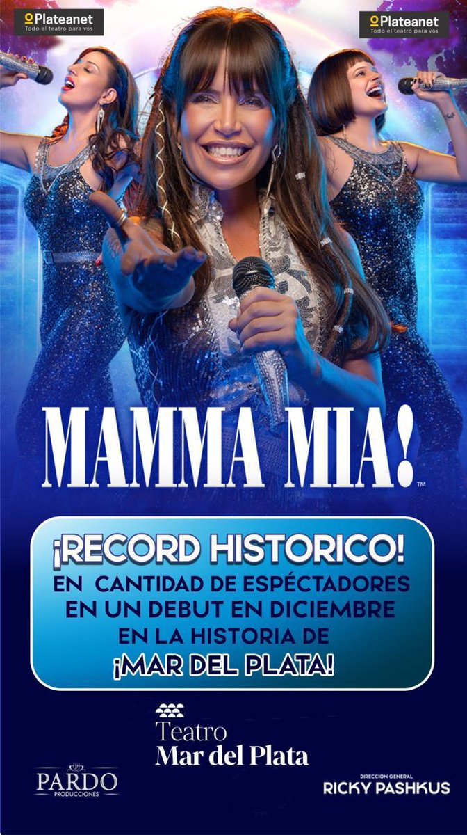 Imparable Mamma Mia en Mar del Plata