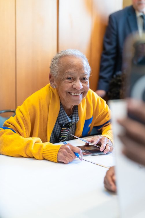 NJPAC's tweet photo. She was “so hip, even her errors were correct.” NJPAC mourns the passing of the extraordinary poet, activist &amp; professor Nikki Giovanni. She is forever beloved for works on the page, on the stage, and within her community. Rest well Nikki. https://t.co/GZsCbJMsGj