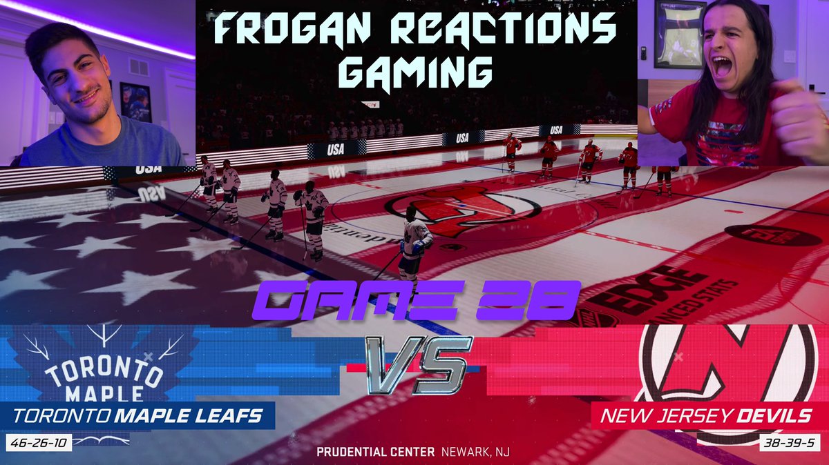 froganreactions's tweet photo. It’s a Tuesday Tilt in #NewJersey and a #Keefe reunion. In today’s video, we played #Game 28 of #TOR at #NJD on #NHL25. This one went back and forth and ended with a SHUTOUT!

Check out our #YouTube #video here:
https://t.co/3WMmagKnZ1 https://t.co/SyXhdaOPyA