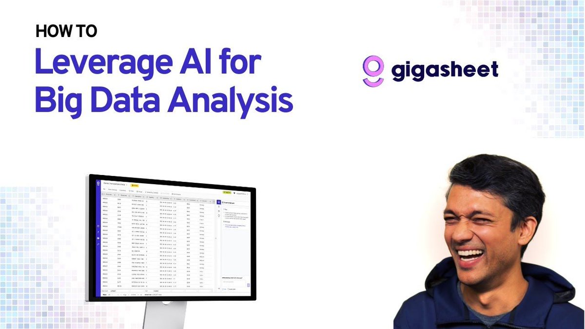 gigasheet's tweet image. 🚀 Unlock the potential of your data with our advanced AI capabilities for managing massive datasets without simplifying or splitting 🙌 Gigasheet outperforms traditional tools and empowers businesses with intuitive, no-code #bigdataanalysis
buff.ly/4f9ZtVT
#dataanalysis
