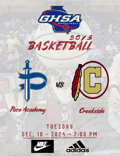 GHSA Sports (@ghsa930297) on Twitter photo π Game day
Creekside vs Pace Academy | HS Boy Basketball
π
12/10/2024
β°7p.
πΊ bit.ly/4g5E2ql
<a href="/PaceKnights/">Pace Athletics</a> <a href="/ps_nation_/">Prep Sports Nation</a> <a href="/kotrtpace/">Knights of the Round Table</a> <a href="/Pace_Hoops/">Pace Academy Menβs Basketball</a> <a href="/coachswhite/">Sharman White</a> <a href="/BentleyLus28/">Bentley Lusakueno</a> <a href="/chasecrawford25/">Chase Crawford</a> <a href="/Creekside_Tribe/">Creekside Athletics</a> <a href="/Creekside_High/">Creekside High</a> π Game day
Creekside vs Pace Academy | HS Boy Basketball
π
12/10/2024
β°7p.
πΊ bit.ly/4g5E2ql
<a href="/PaceKnights/">Pace Athletics</a> <a href="/ps_nation_/">Prep Sports Nation</a> <a href="/kotrtpace/">Knights of the Round Table</a> <a href="/Pace_Hoops/">Pace Academy Menβs Basketball</a> <a href="/coachswhite/">Sharman White</a> <a href="/BentleyLus28/">Bentley Lusakueno</a> <a href="/chasecrawford25/">Chase Crawford</a> <a href="/Creekside_Tribe/">Creekside Athletics</a> <a href="/Creekside_High/">Creekside High</a>