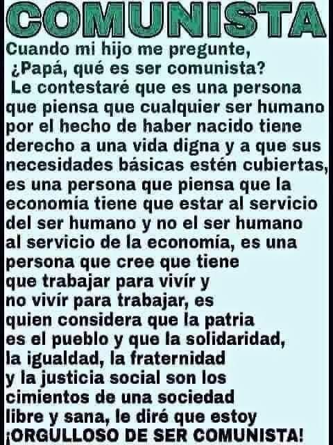 Soy comunista con un orgullo tremendo! 🇨🇺🚩