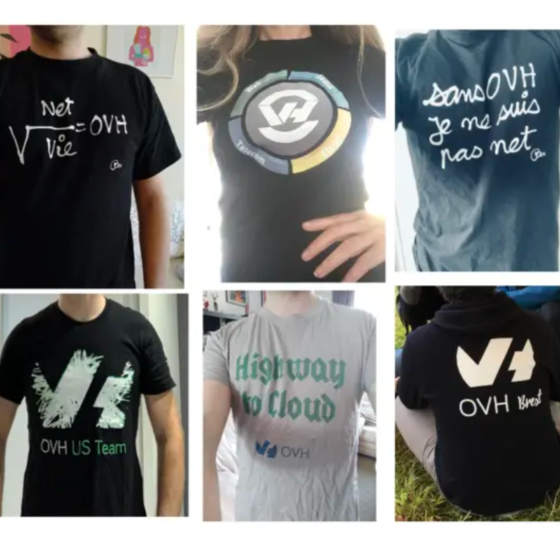 OVHcloud_FR's tweet photo. #OVHcloudAvent L'innovation chez OVHcloud c'est aussi… dans les t-shirts ! 👕 https://t.co/kHxDmiLSP9