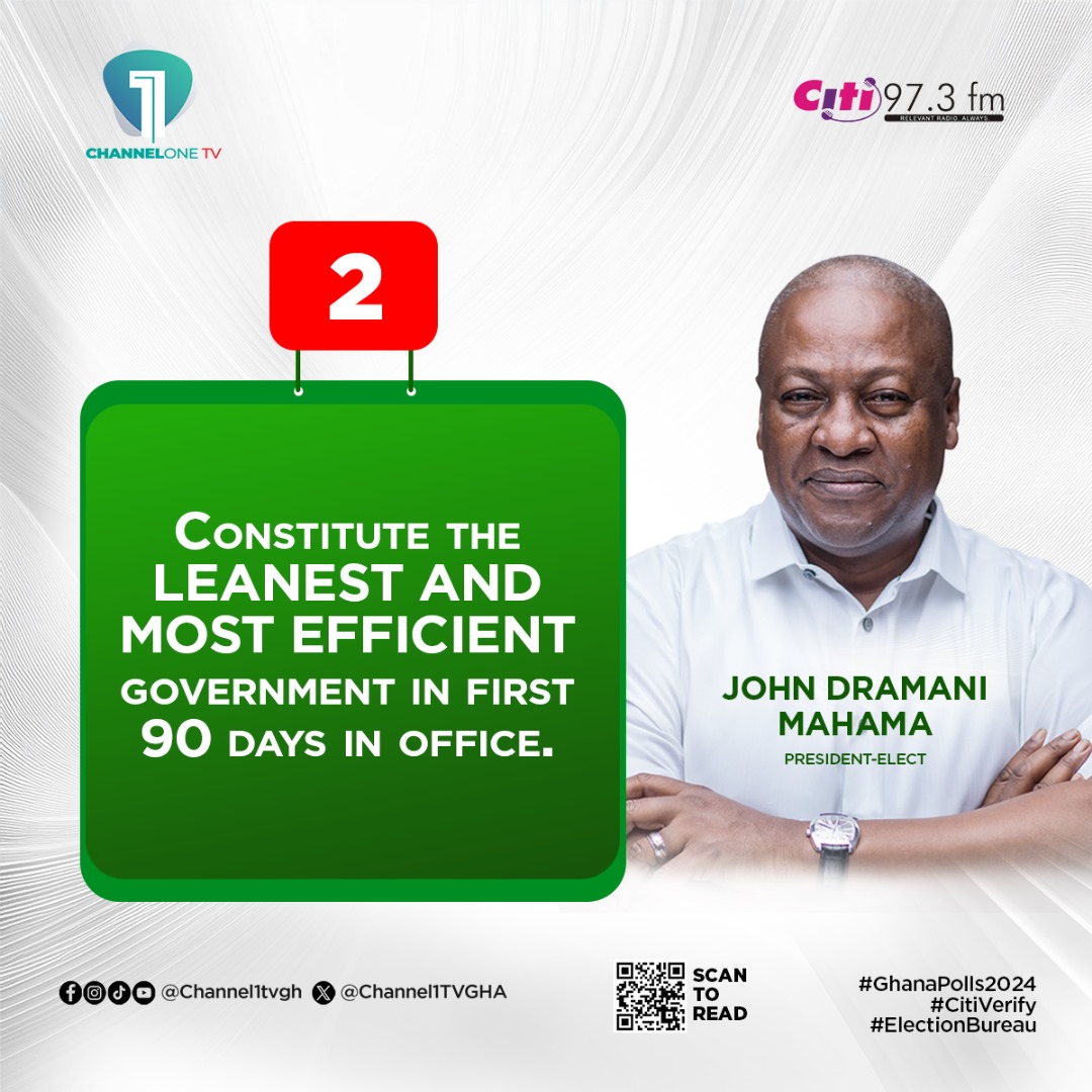 Citi973's tweet photo. #GhanaPolls2024 || Curious about the Top 10 policies Mahama plans to implement in his first 120 days? Here's a thread breaking them down!

#ElectionBureau
#CitiVerify https://t.co/oEjD6M5sHI