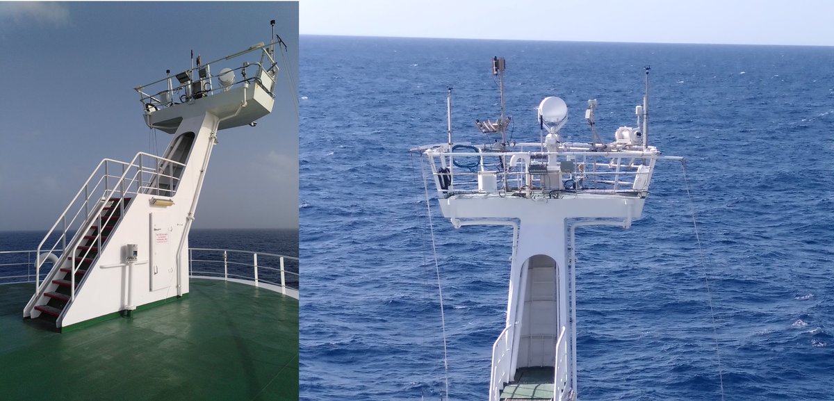 Atlantic Meridional Transect (AMT) (@amt_ocean) on Twitter photo Fully automated sensor technology deployed on the met platform on Atlantic Meridional Transect 31 to measure changes in temperature and phytoplankton biomass as the ship is steaming. #JC272, <a href="/PlymouthMarine/">Plymouth Marine Lab</a>, @CLASS_UKRI, #AMT31, #NEODAAS Fully automated sensor technology deployed on the met platform on Atlantic Meridional Transect 31 to measure changes in temperature and phytoplankton biomass as the ship is steaming. #JC272, <a href="/PlymouthMarine/">Plymouth Marine Lab</a>, @CLASS_UKRI, #AMT31, #NEODAAS