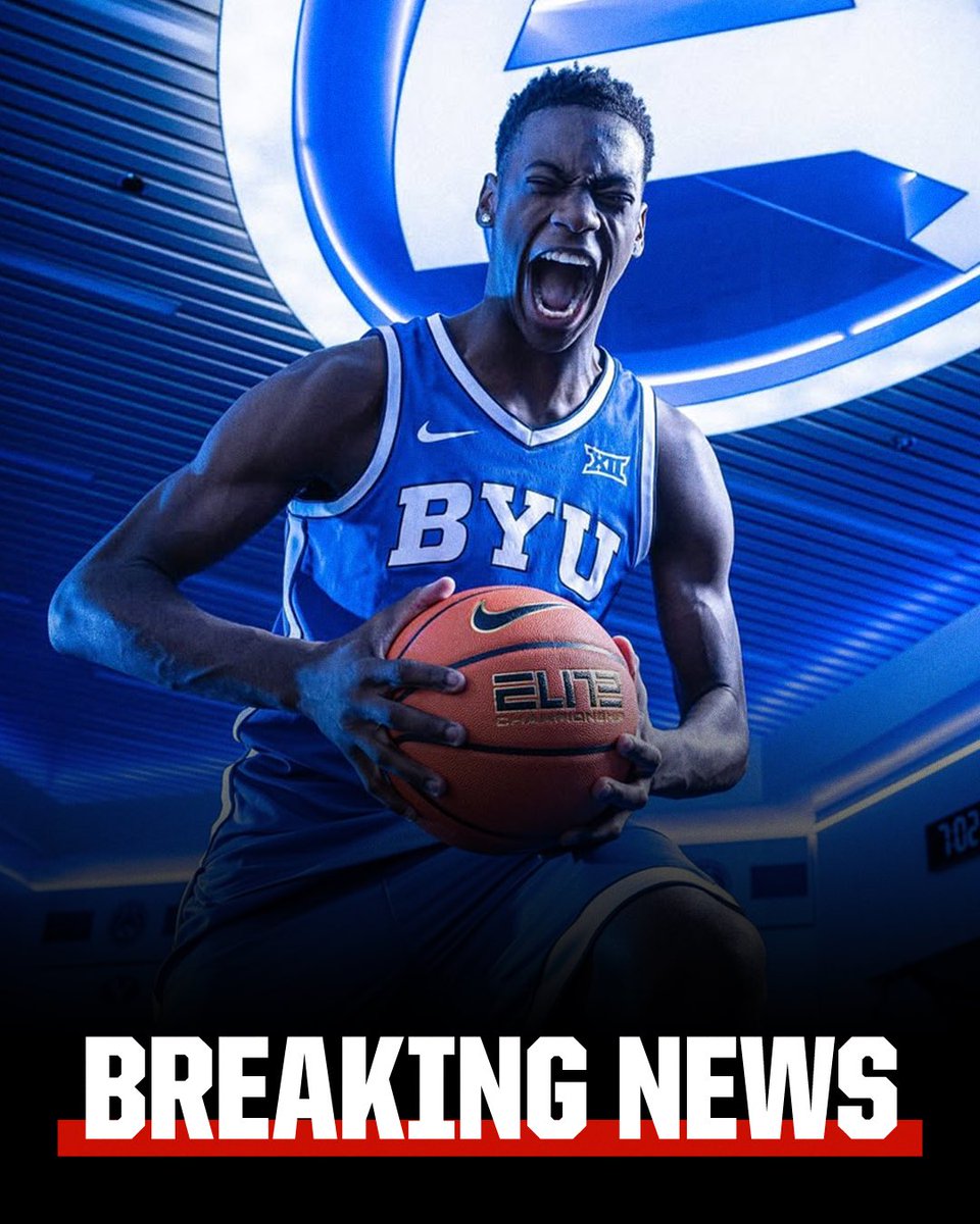 AJ Dybantsa – the top-ranked prospect in the 2026 NBA Draft class – has committed to Brigham Young University, he announces on ESPN's First Take. Landmark day for the BYU Cougars.