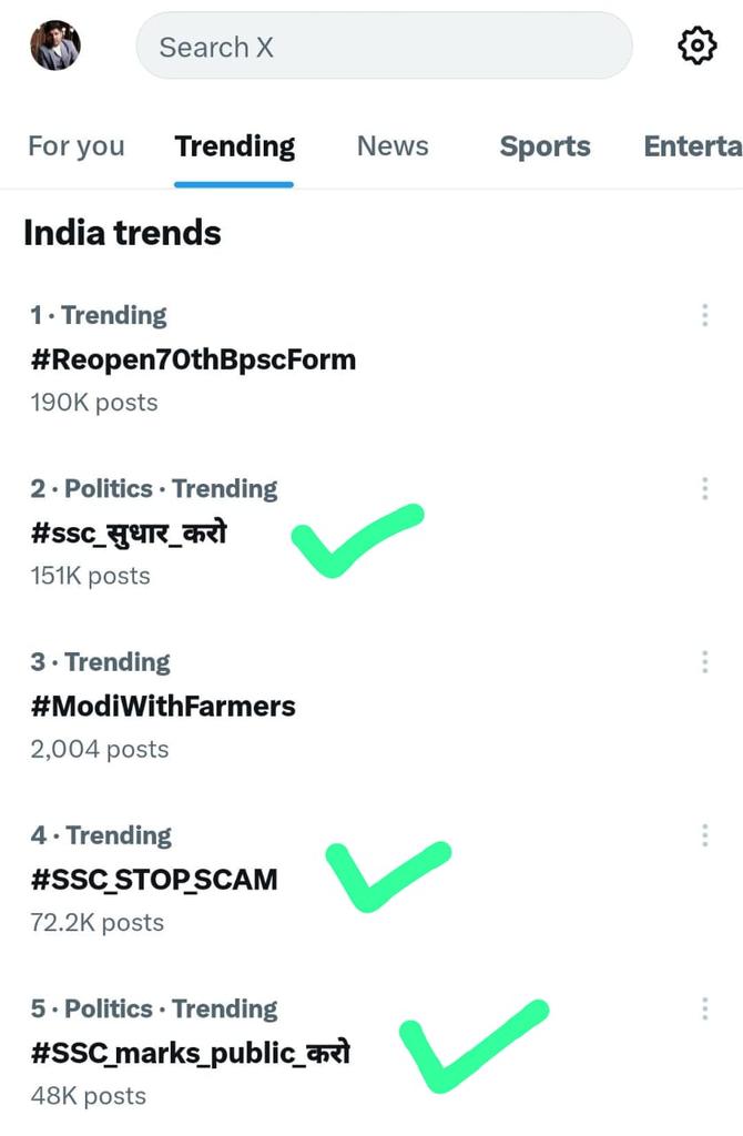 singhalashish80's tweet photo. #SSC_STOP_SCAM
CGL Tier 2024 Marks must be published without delay. 
#SSC_STOP_SCAM
 #ssc_सुधार_करो #SSC_marks_public_करो https://t.co/zT2xRvCuXr