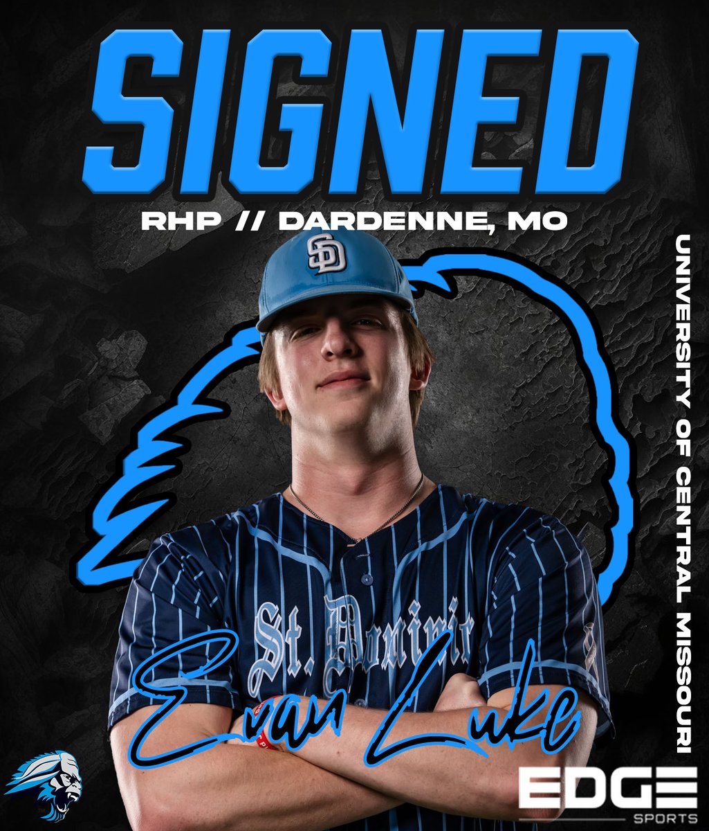 SQUATCH SIGNING!

We're excited to announce another player for the '25 season brought to you by EDGE SPORTS with the signing of <a href="/evanluke91/">Evan Luke</a>! Evan hails from Dardenne Prairie, MO and is a freshman at <a href="/UCentralMO/">University of Central Missouri</a>. 

Need <a href="/sprfshsasquatch/">Spearfish Sasquatch ⚾️</a>  Gear? Get it Here -&gt;
